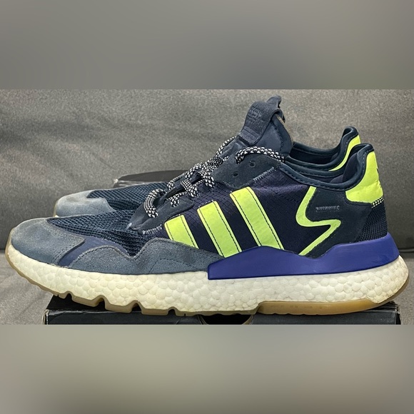 SOLD SOLD SOLD SOLD ADIDAS ORIGINAL NITE JOGGER C NAVY SOLAR YELLOW GUM - Picture 2 of 9